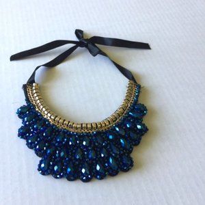 Blue Statement Necklace